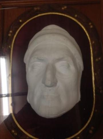 Dante mask plaster cast of dante's face (replica)